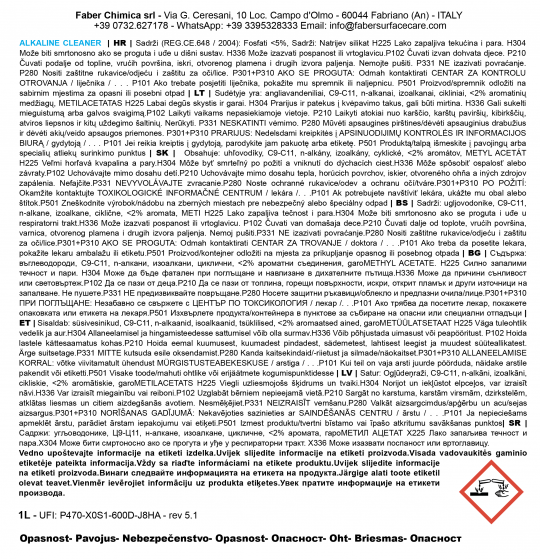 ALKALINE CLEANER  ALKALINE CLEANER